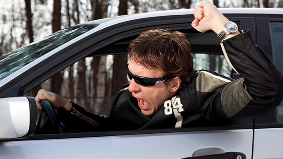 Road rage driver