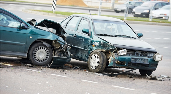 Car Crash Auto Accident 2 cars